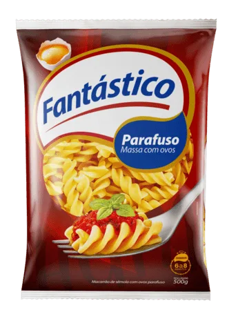 Parafuso Fantástico Massa com Ovos